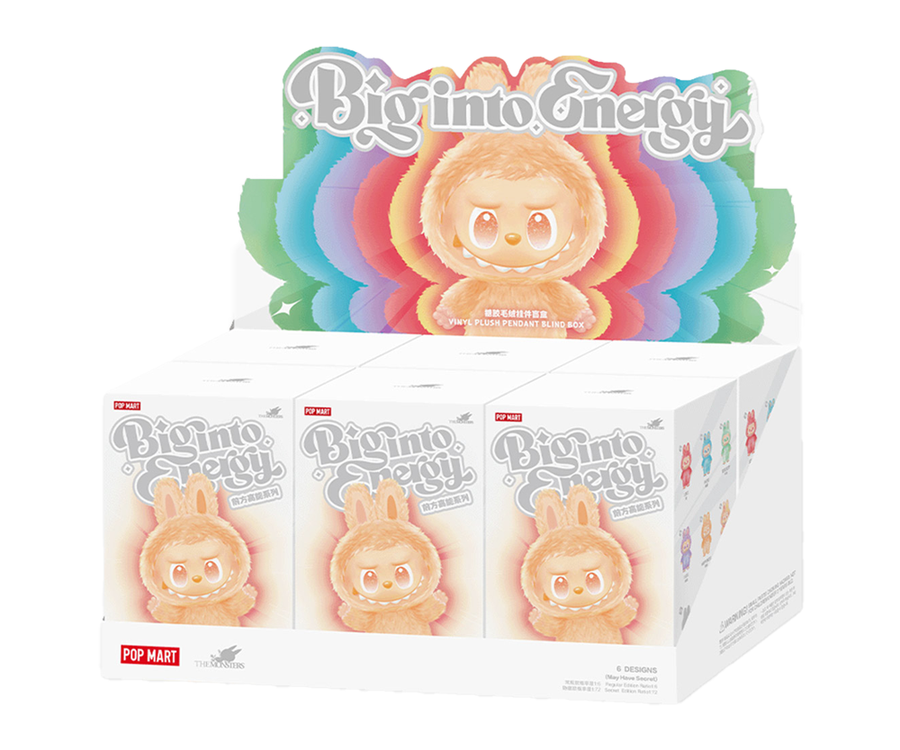 Pop Mart Labubu The Monsters Big Into Energy Series Vinyl Plush