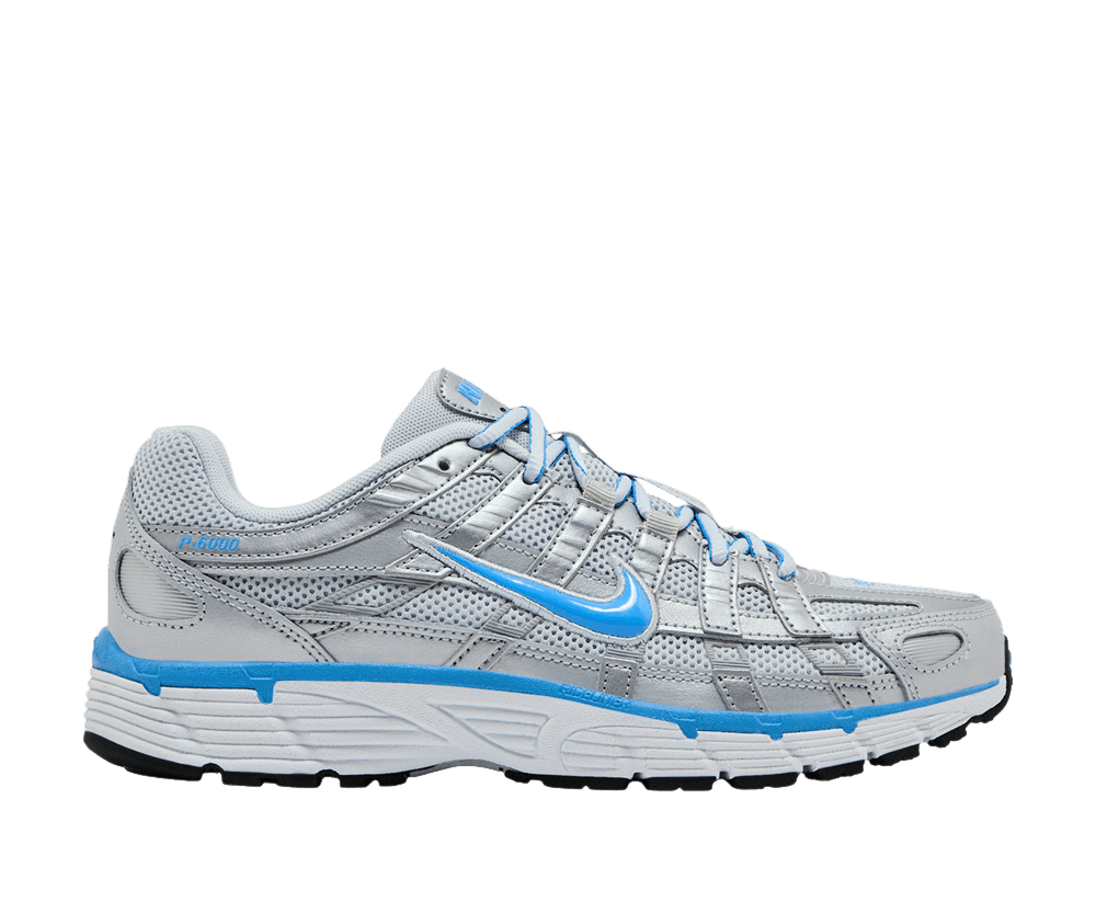 Nike P-6000 Metallic Platinum Pure Platinum Metallic Silver University Blue
