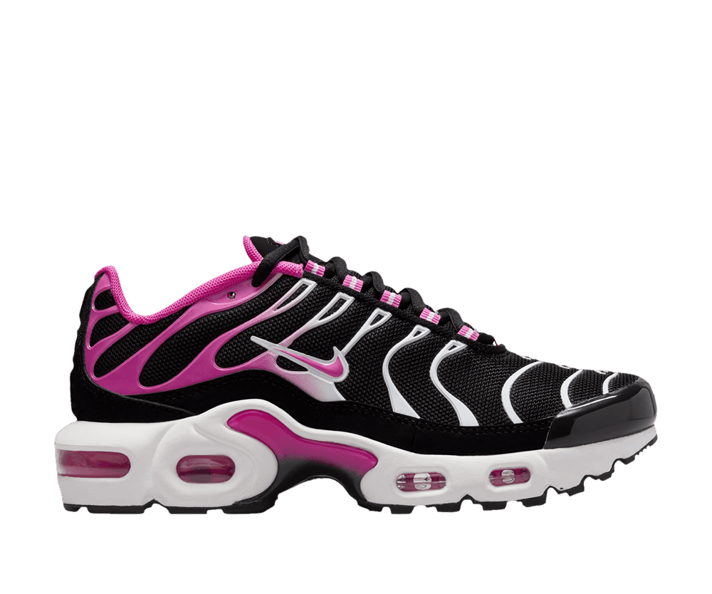 Nike Air Max Plus Black White Laser Fuchsia (GS)