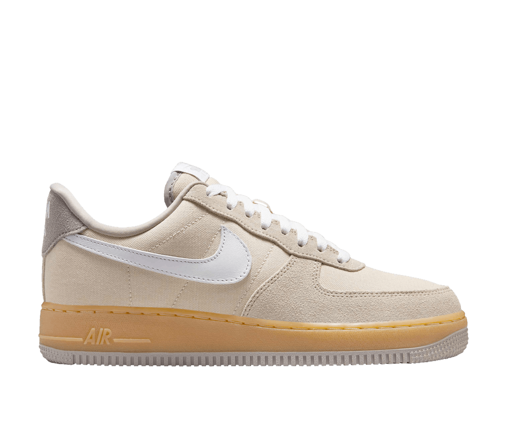 Nike Air Force 1 Low '07 Suede Canvas Khaki (Women's)