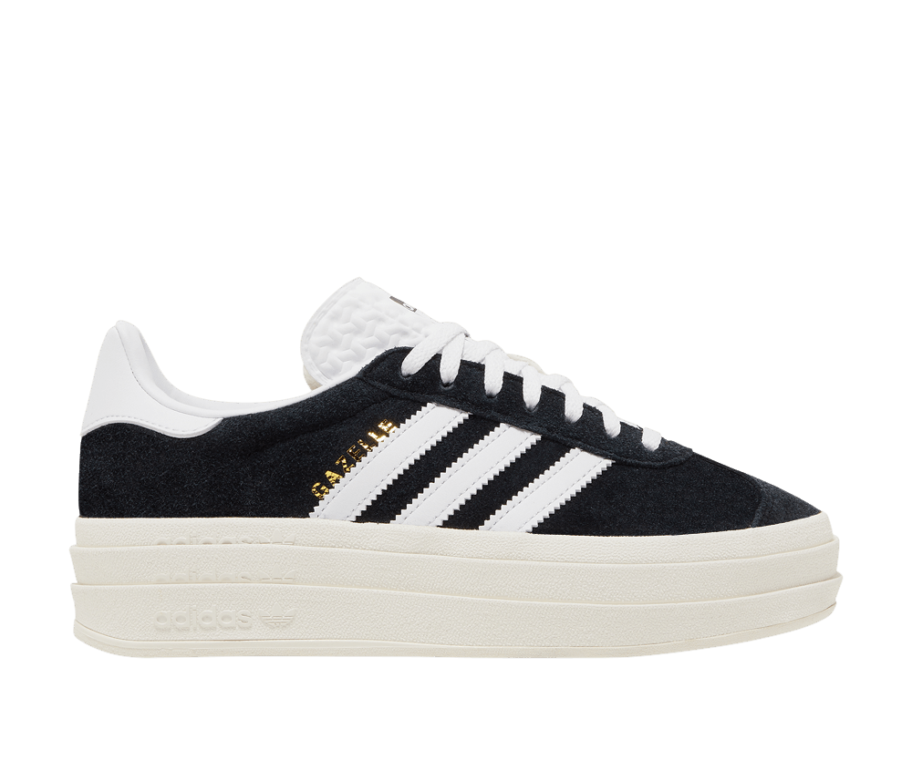 adidas Gazelle Bold Core Black White (Women's)