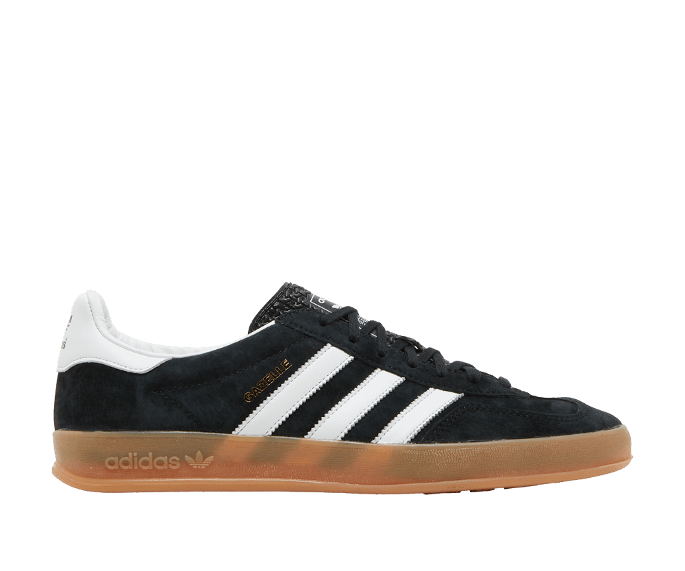 adidas Gazelle Black White Gum