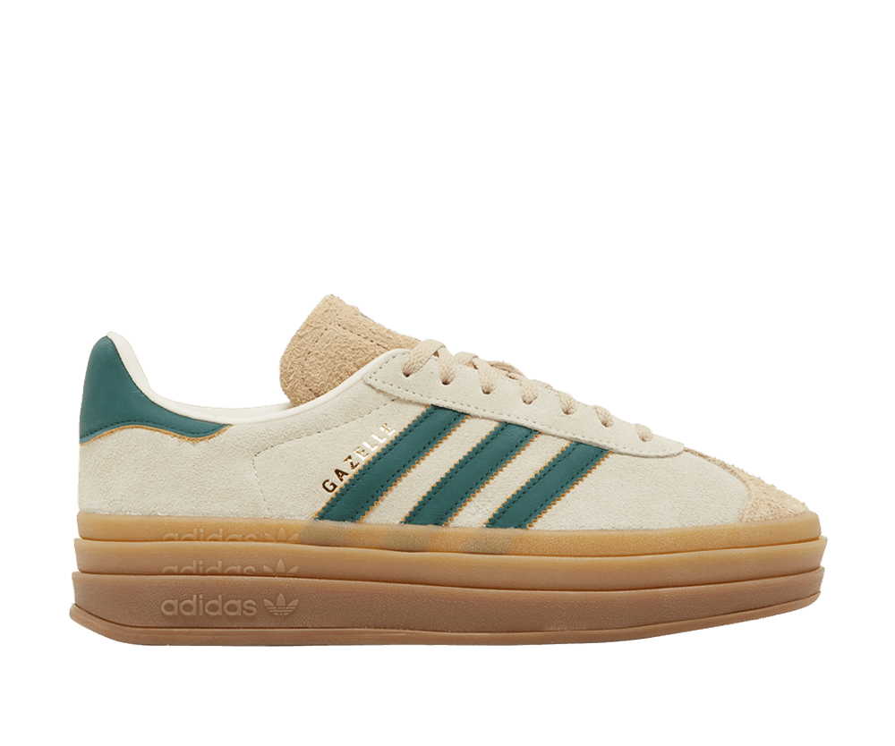 adidas Gazelle Bold Magic Beige Collegiate Green (Women's)
