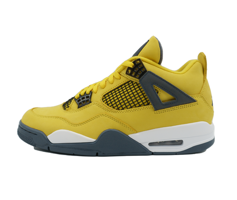 Black and gold retro 4 jordans on sale