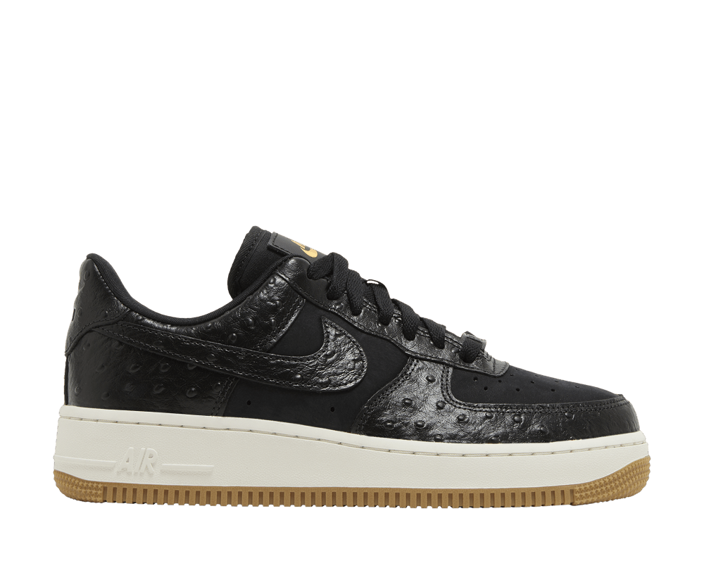 Nike Air Force 1 Low '07 Black Ostrich Gum (Women's)