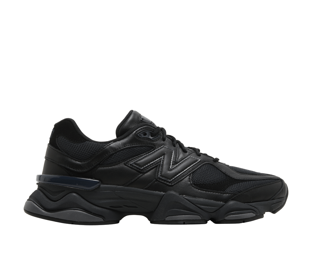 New Balance 9060 Triple Black Leather