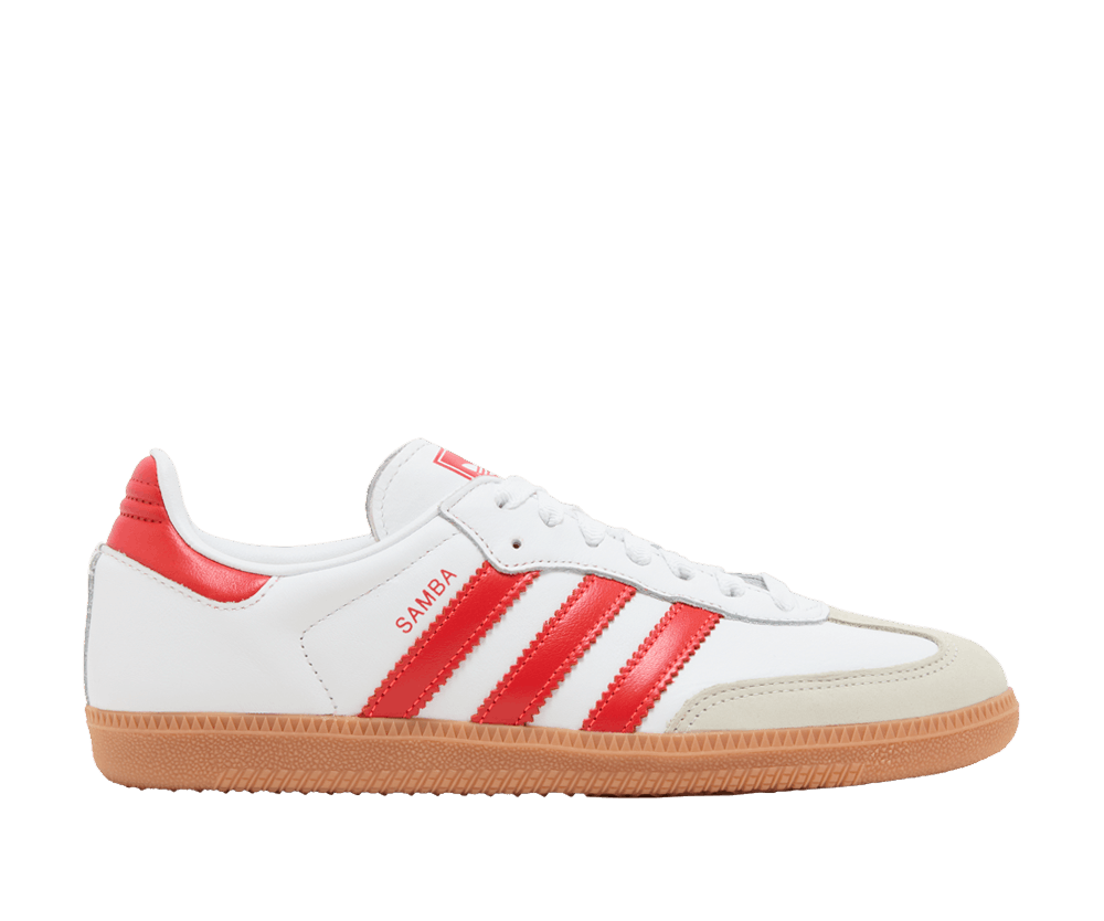 adidas Samba OG White Solar Red Gum (Women's)
