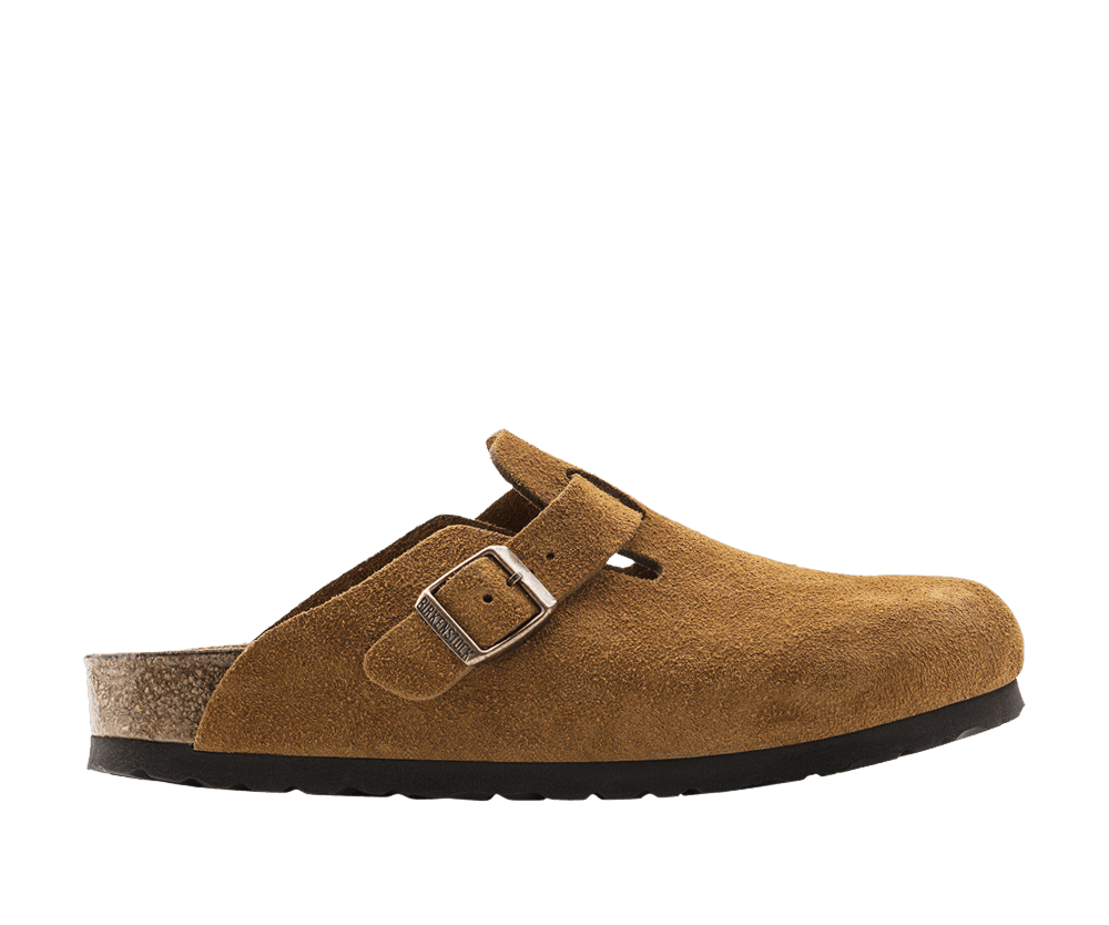 Birkenstock Boston Soft Footbed Suede Mink