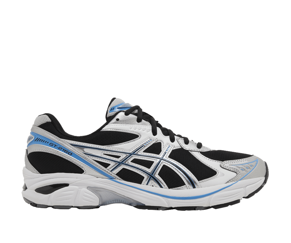 ASICS GT-2160 Black Pure Silver Bright Blue