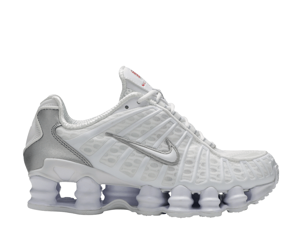Nike Shox TL White Metallic Silver