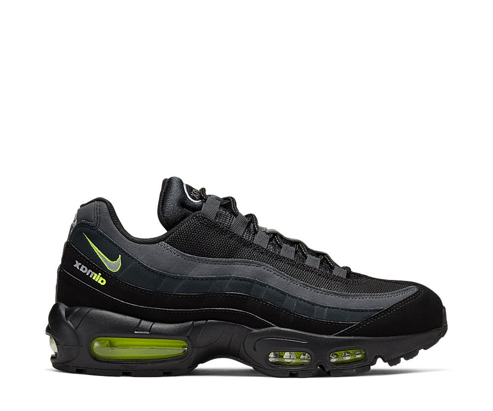 Nike Air Max 95 Retro Logo Black Grey Volt