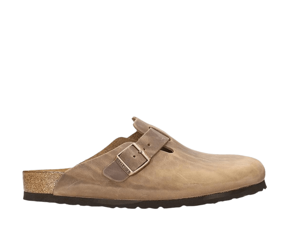 Birkenstock Boston Oiled Leather Tobacco Brown