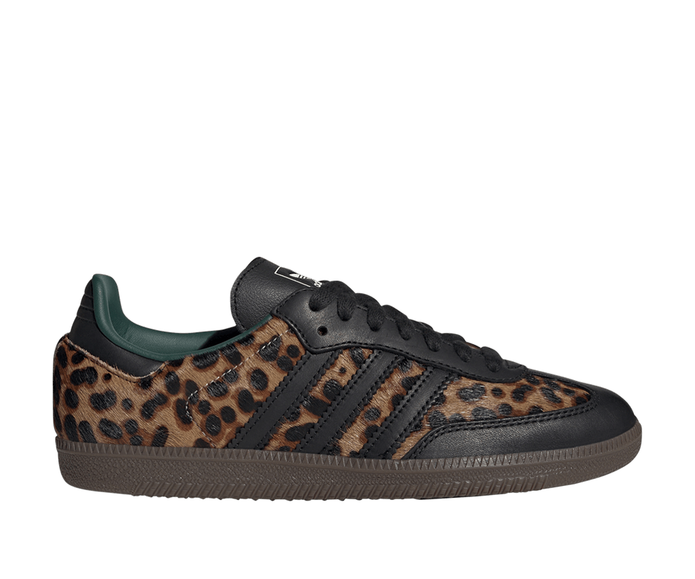 adidas Samba OG Black Green Leopard (Women's)
