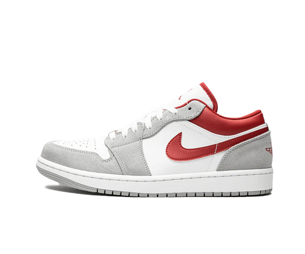 Air Jordan 1 Low Smoke Grey Gym Red