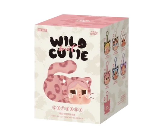 Pop Mart Crybaby Wild But Cutie Series Vinyl Plush Pendant Single Blind Box