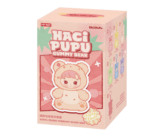 Pop Mart Hacipupu Gummy Bear Series Vinyl Plush Pendant Single Blind Box