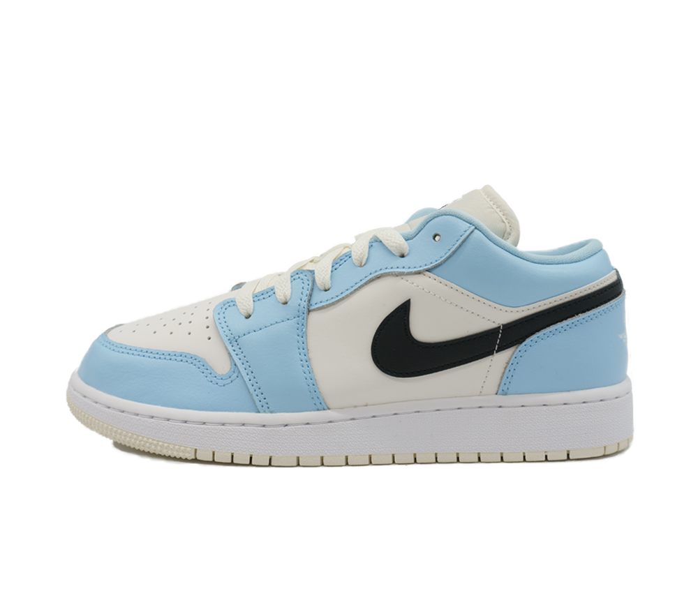 Air Jordan 1 Low Ice Blue Black (GS)