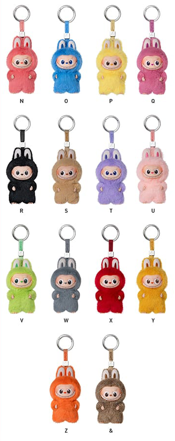 Pop Mart Labubu The Monsters Pin for Love N-Z Colours