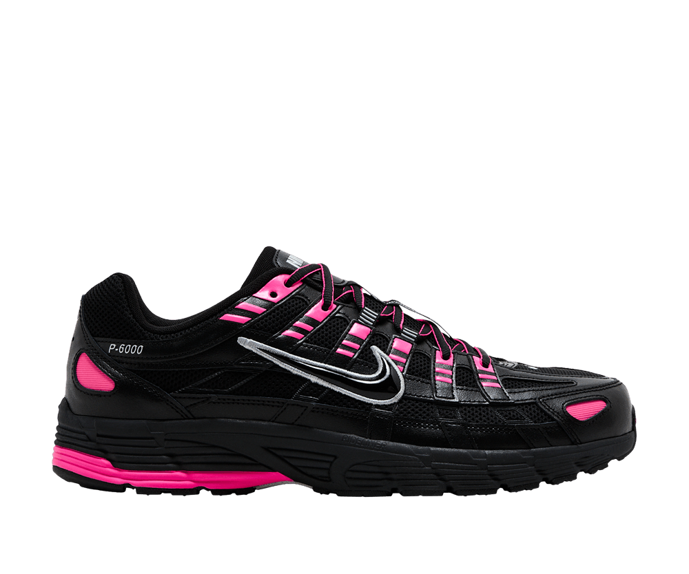 Nike P-6000 Pink Blast Metallic Silver Black