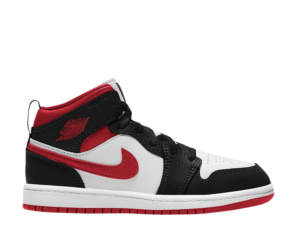 Jordan 1 Mid Gym Red Black White (PS)