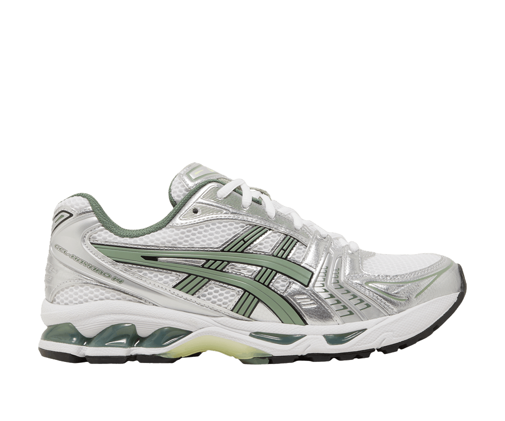 ASICS Gel-Kayano 14 White Pure Silver Slate Grey Sage
