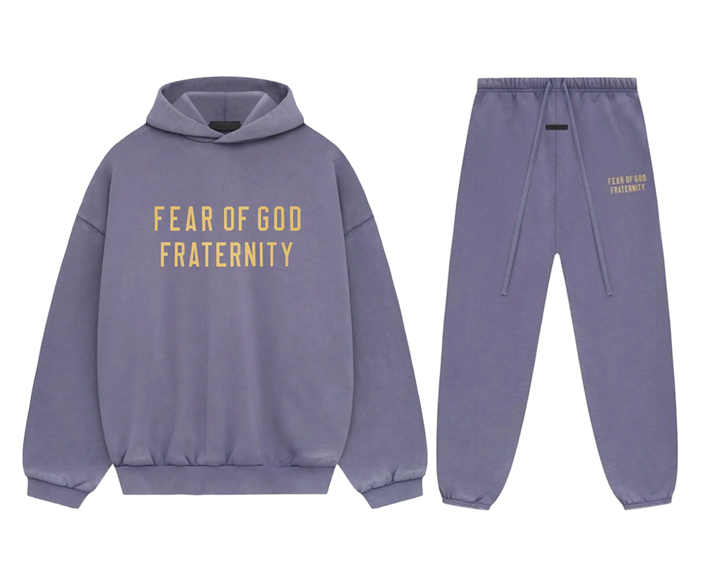 Fear of God Essentials Fleece Lavender Set