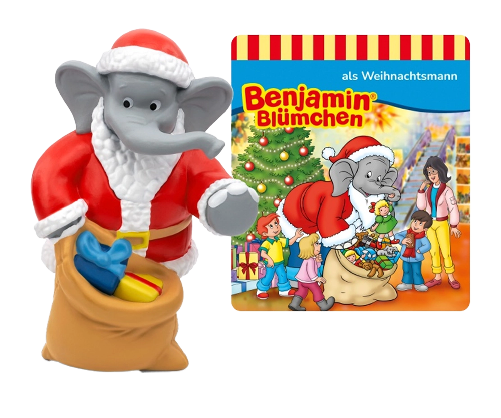 tonies Hörspielfigur Benjamin Blümchen als Weihnachtsmann