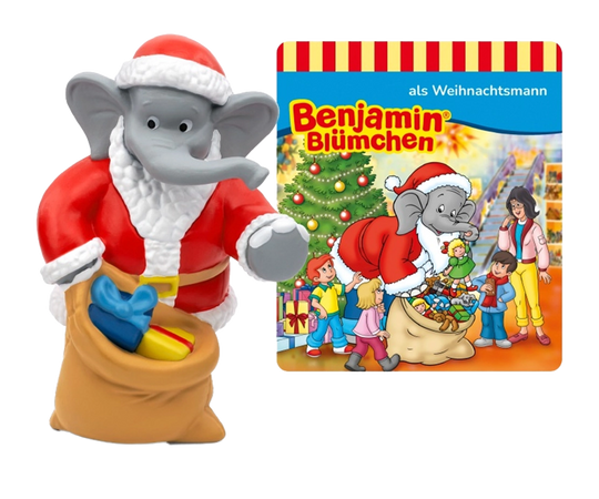tonies Hörspielfigur Benjamin Blümchen als Weihnachtsmann