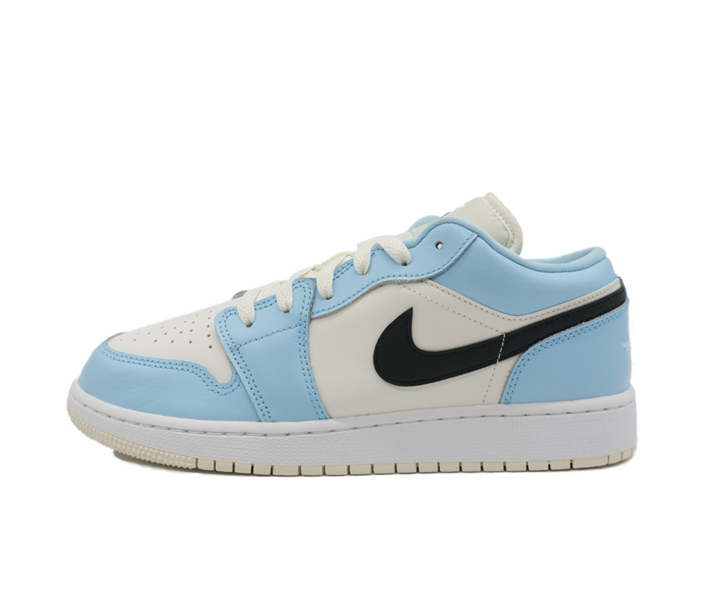 Air Jordan 1 Low Ice Blue Black (GS)